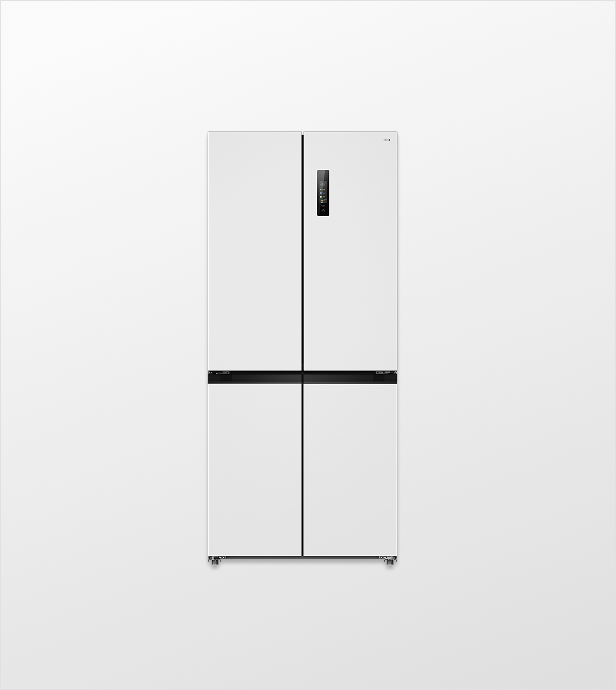 מקרר 4 דלתות מקפיא תחתון צבע לבן 510 ליטר