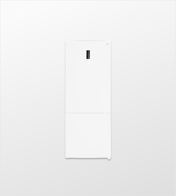 מקרר 2 דלתות מקפיא תחתון צבע לבן 442 ליטר