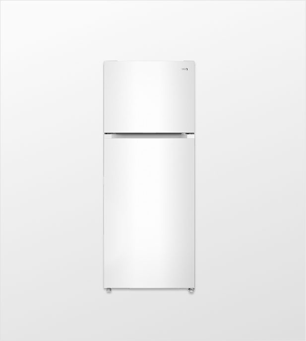 מקרר 2 דלתות מקפיא עליון צבע לבן 406 ליטר