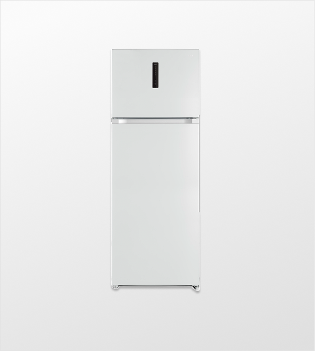 מקרר 2 דלתות מקפיא עליון צבע לבן 465 ליטר